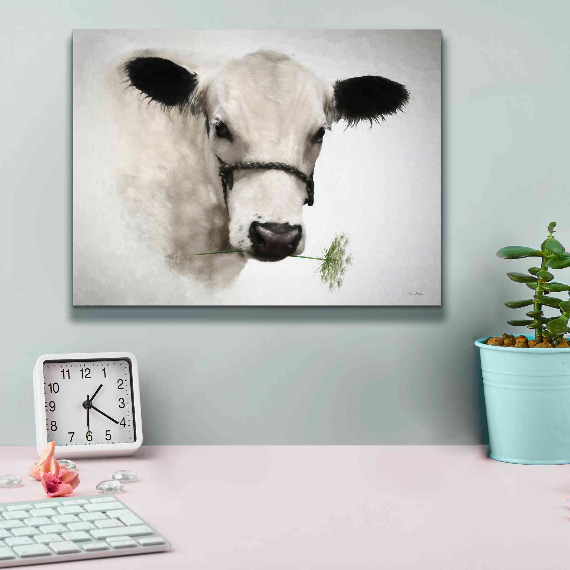 'Flower Girl' by Lori Deiter, Canvas Wall Art,16 x 12