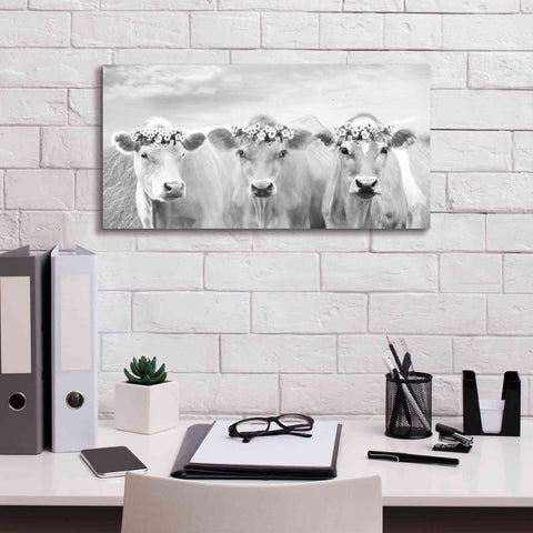 Image of 'The Flower Girls' by Lori Deiter, Canvas Wall Art,24 x 12