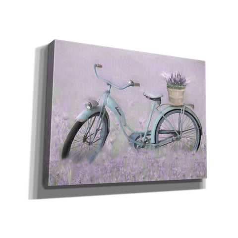 Image of 'Bicycle in Lavender' by Lori Deiter, Canvas Wall Art