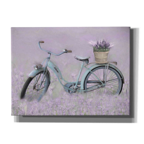 Image of 'Bicycle in Lavender' by Lori Deiter, Canvas Wall Art