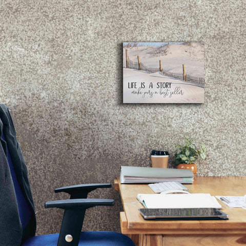 Image of 'Life is a Story' by Lori Deiter, Canvas Wall Art,16 x 12