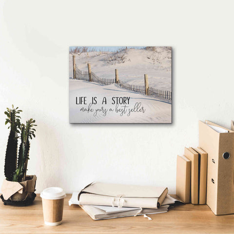 Image of 'Life is a Story' by Lori Deiter, Canvas Wall Art,16 x 12