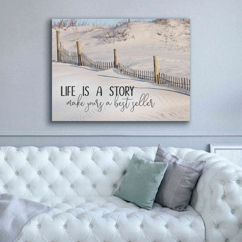 Image of 'Life is a Story' by Lori Deiter, Canvas Wall Art,54 x 40