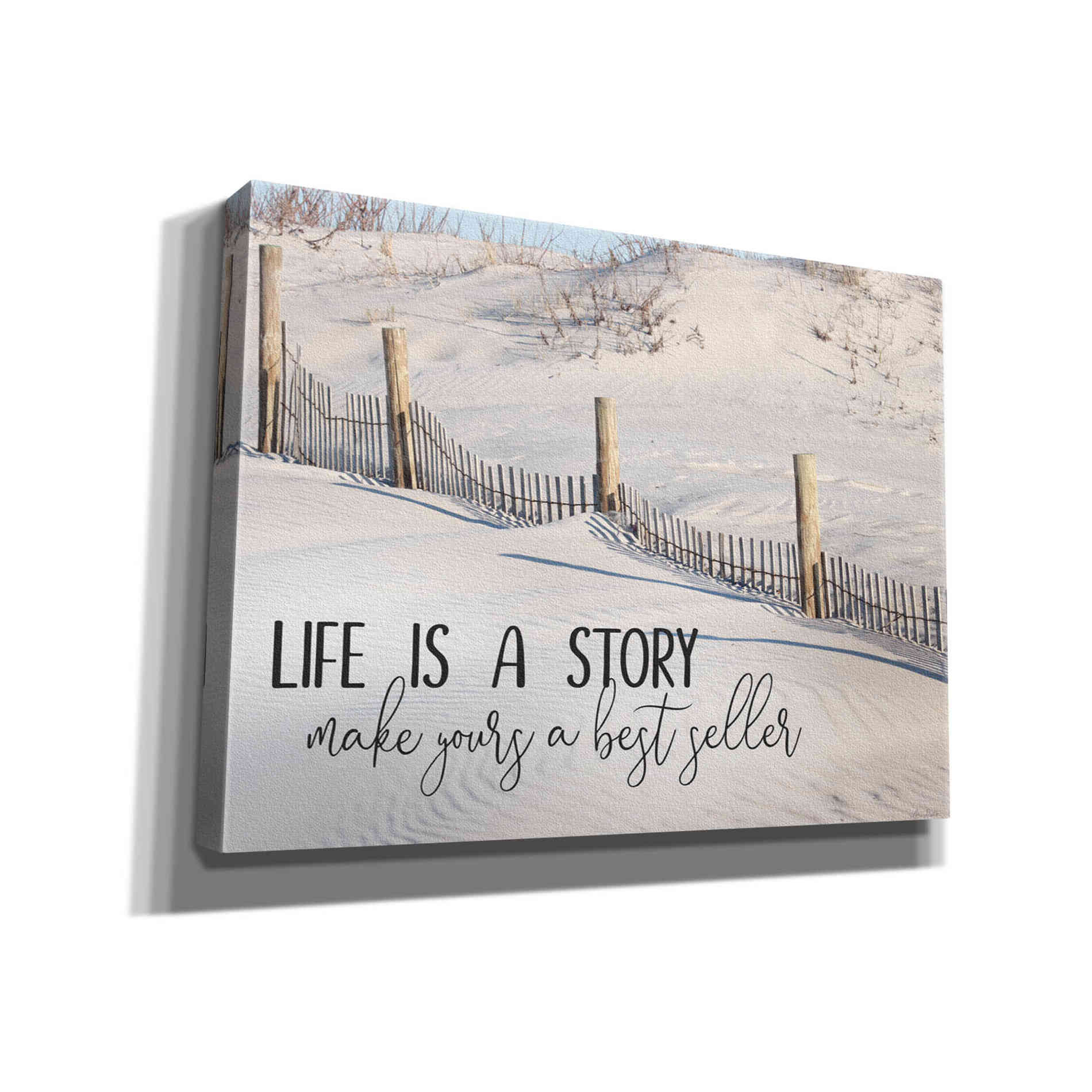 'Life is a Story' by Lori Deiter, Canvas Wall Art