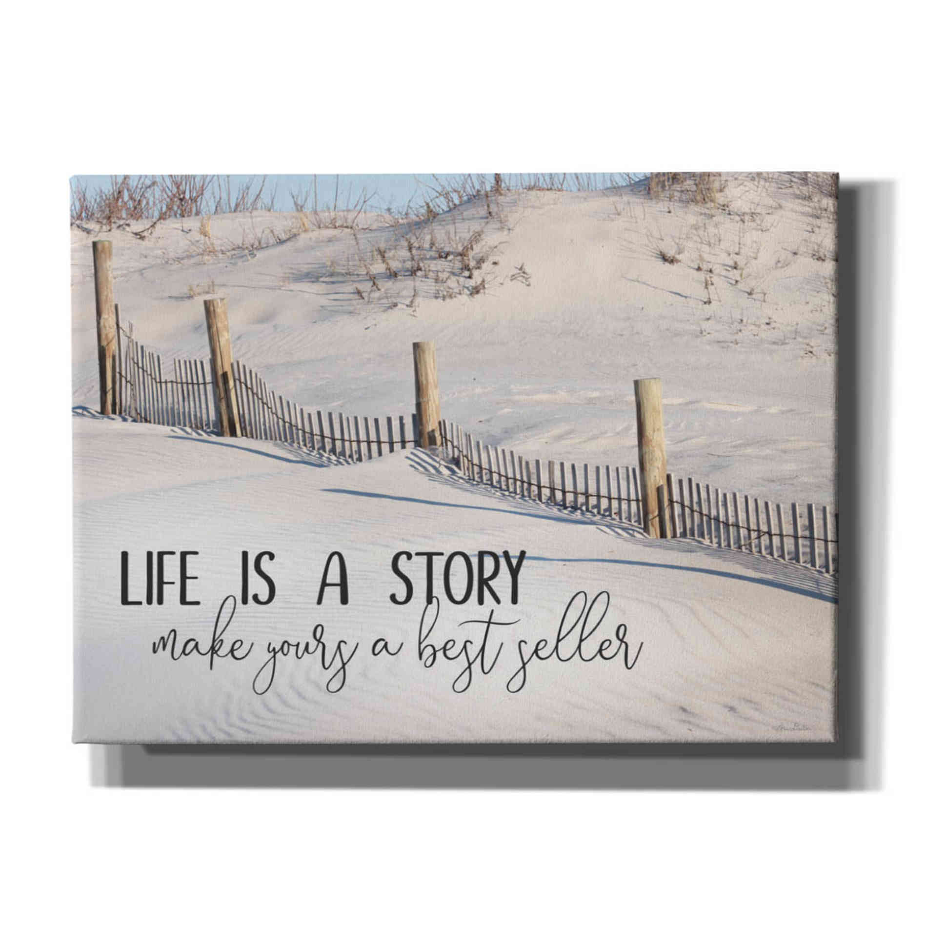 'Life is a Story' by Lori Deiter, Canvas Wall Art