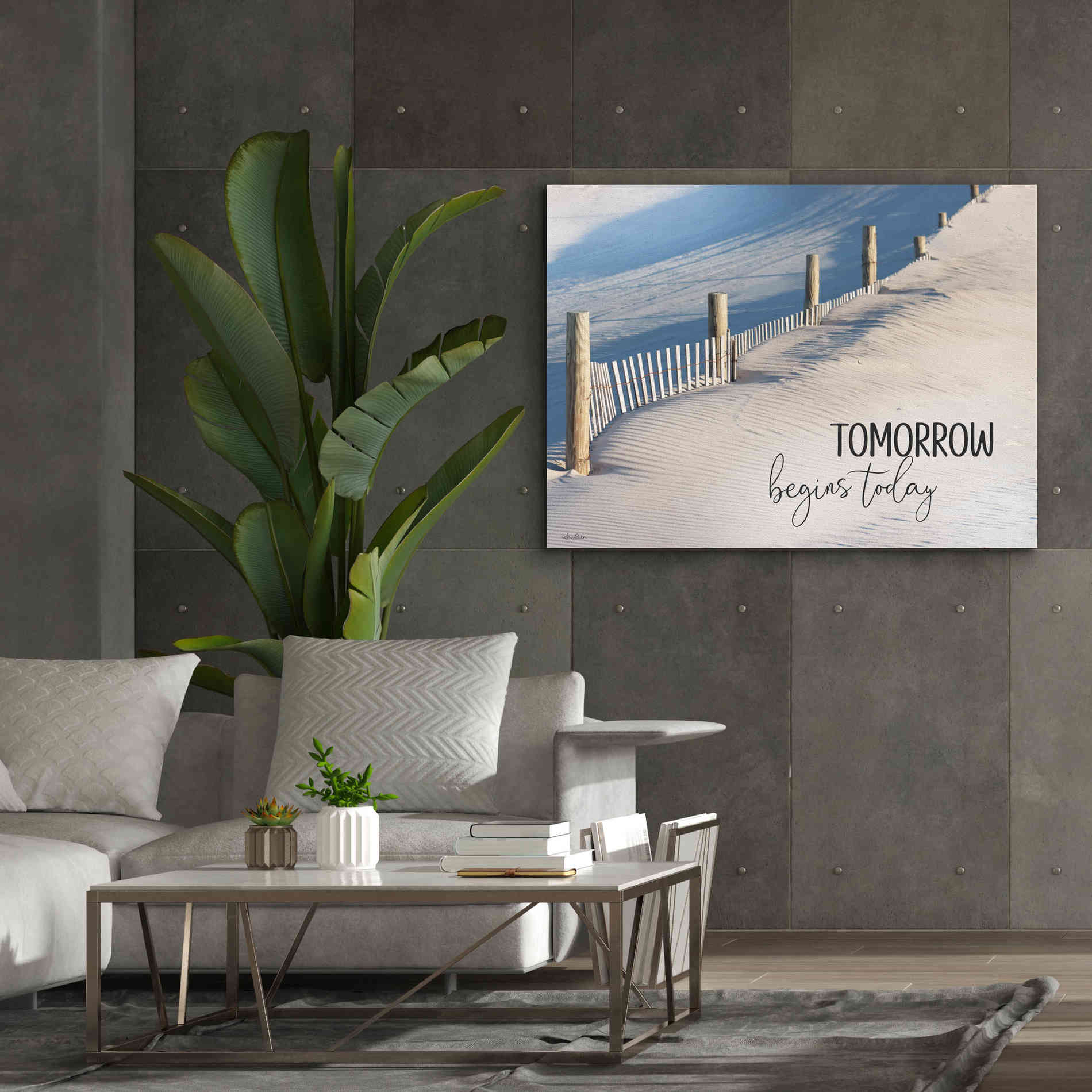 'Tomorrow Begins Today' by Lori Deiter, Canvas Wall Art,54 x 40
