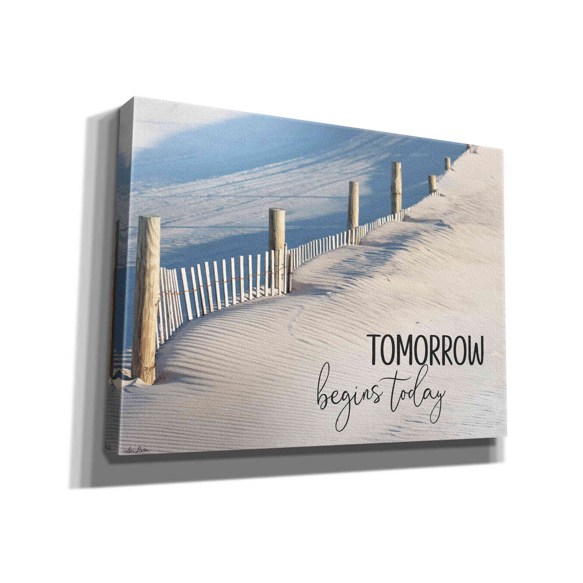 'Tomorrow Begins Today' by Lori Deiter, Canvas Wall Art