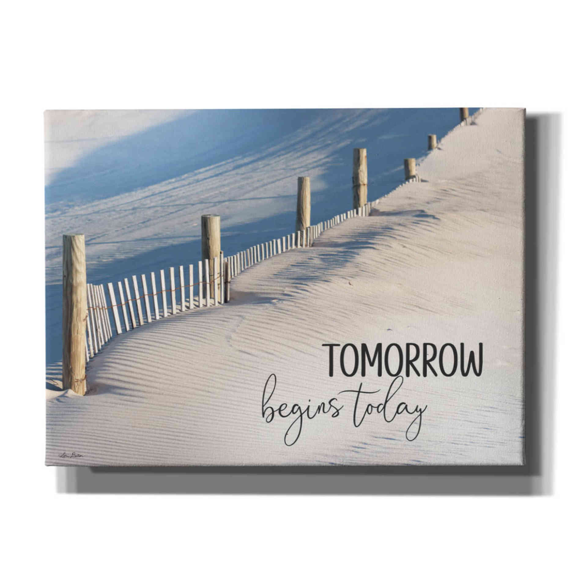 'Tomorrow Begins Today' by Lori Deiter, Canvas Wall Art