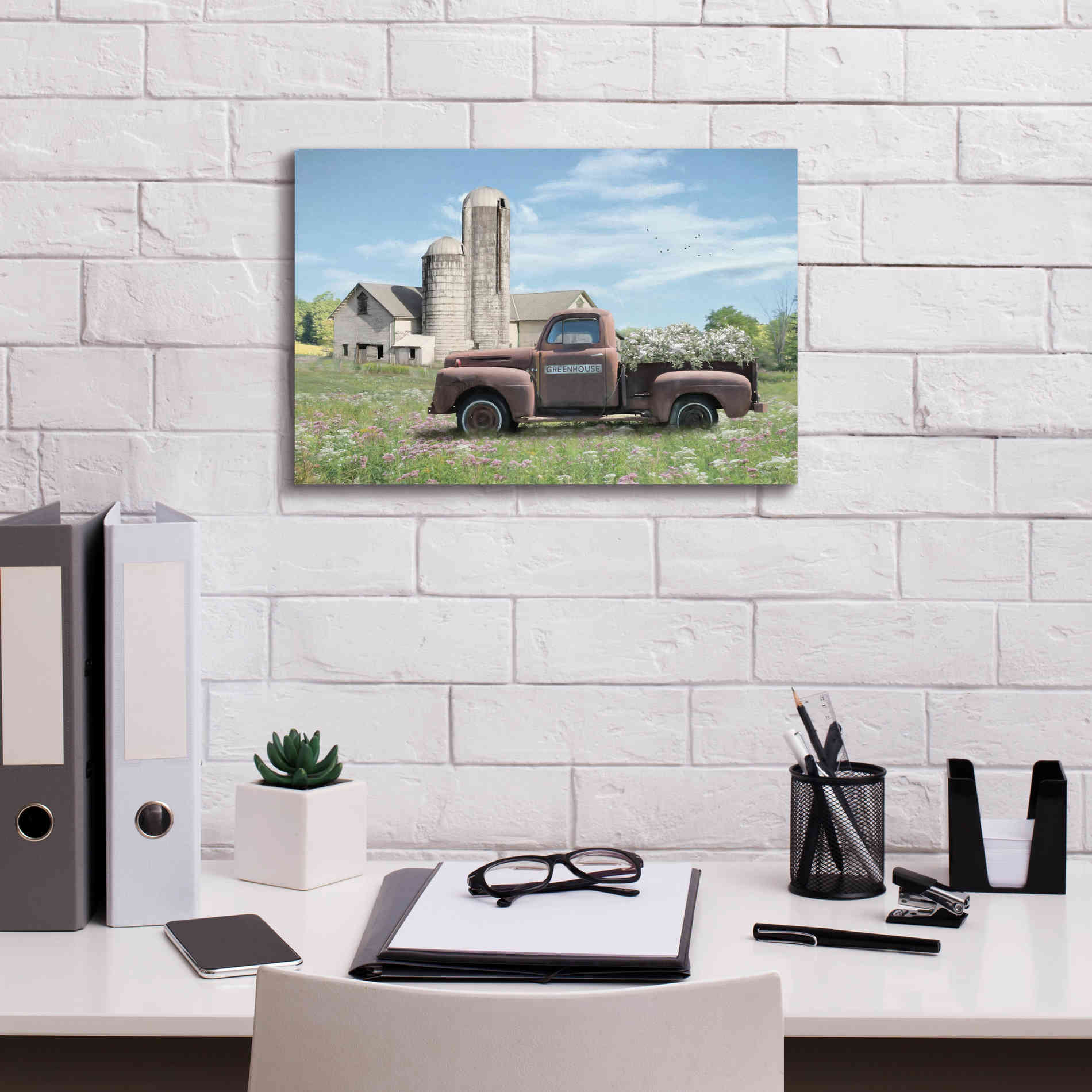 'Annville Summer Fields' by Lori Deiter, Canvas Wall Art,18 x 12