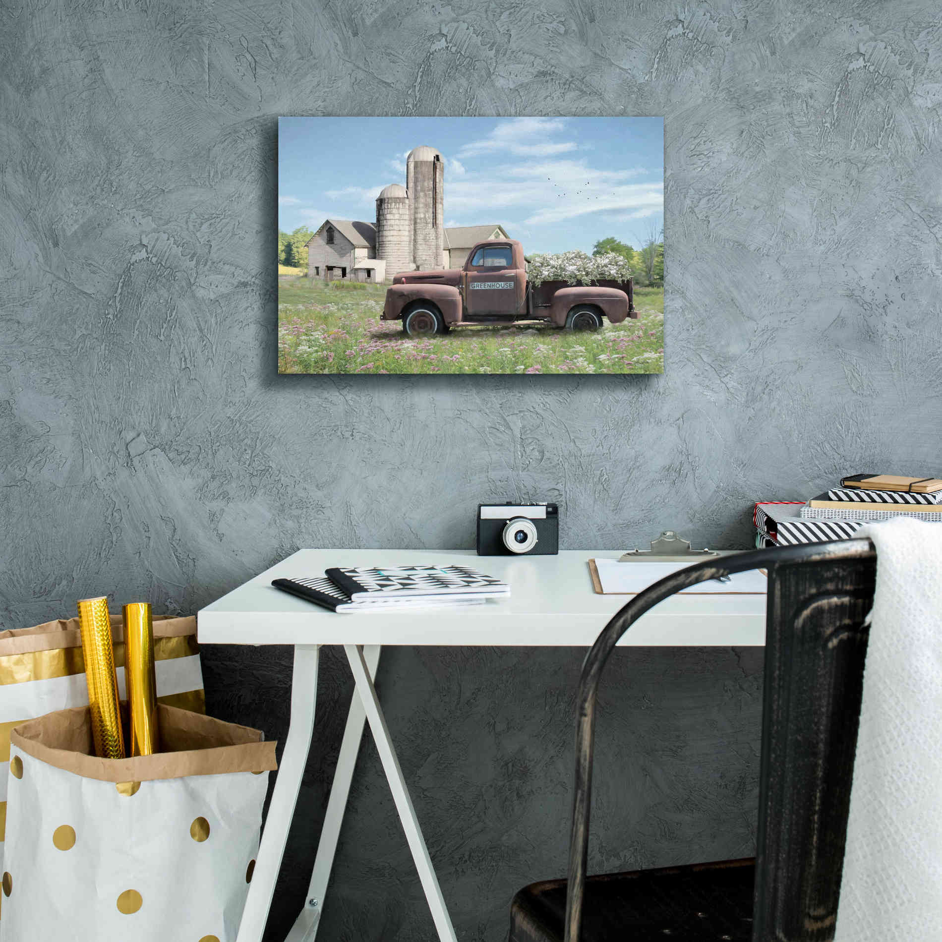 'Annville Summer Fields' by Lori Deiter, Canvas Wall Art,18 x 12