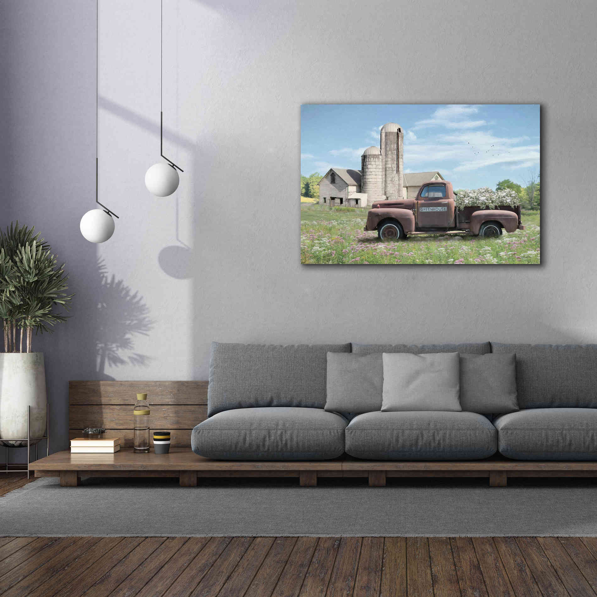 'Annville Summer Fields' by Lori Deiter, Canvas Wall Art,60 x 40