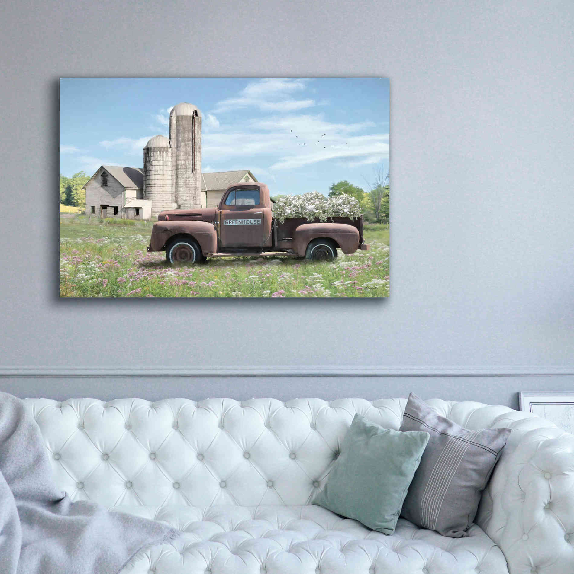 'Annville Summer Fields' by Lori Deiter, Canvas Wall Art,60 x 40