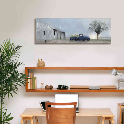 Image of 'Jonestown Barn' by Lori Deiter, Canvas Wall Art,36 x 12