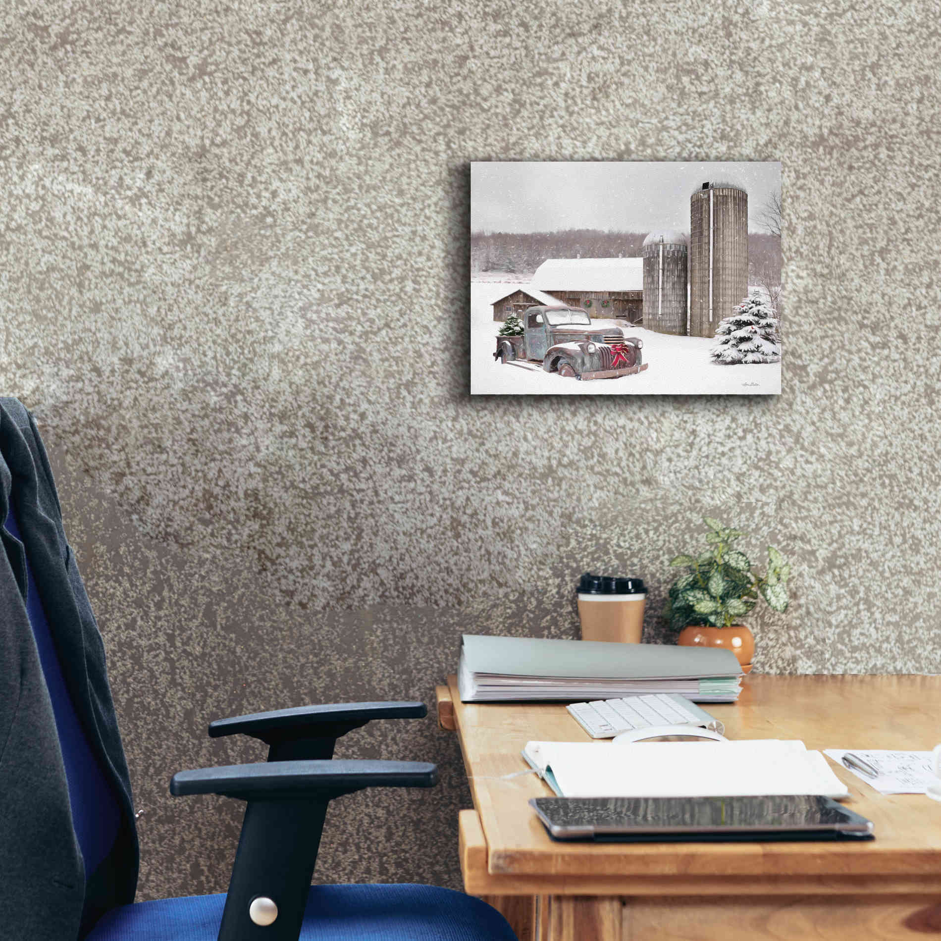 'North Country Christmas' by Lori Deiter, Canvas Wall Art,16 x 12