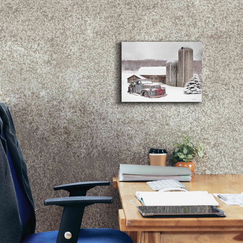 Image of 'North Country Christmas' by Lori Deiter, Canvas Wall Art,16 x 12