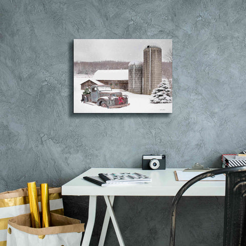 Image of 'North Country Christmas' by Lori Deiter, Canvas Wall Art,16 x 12