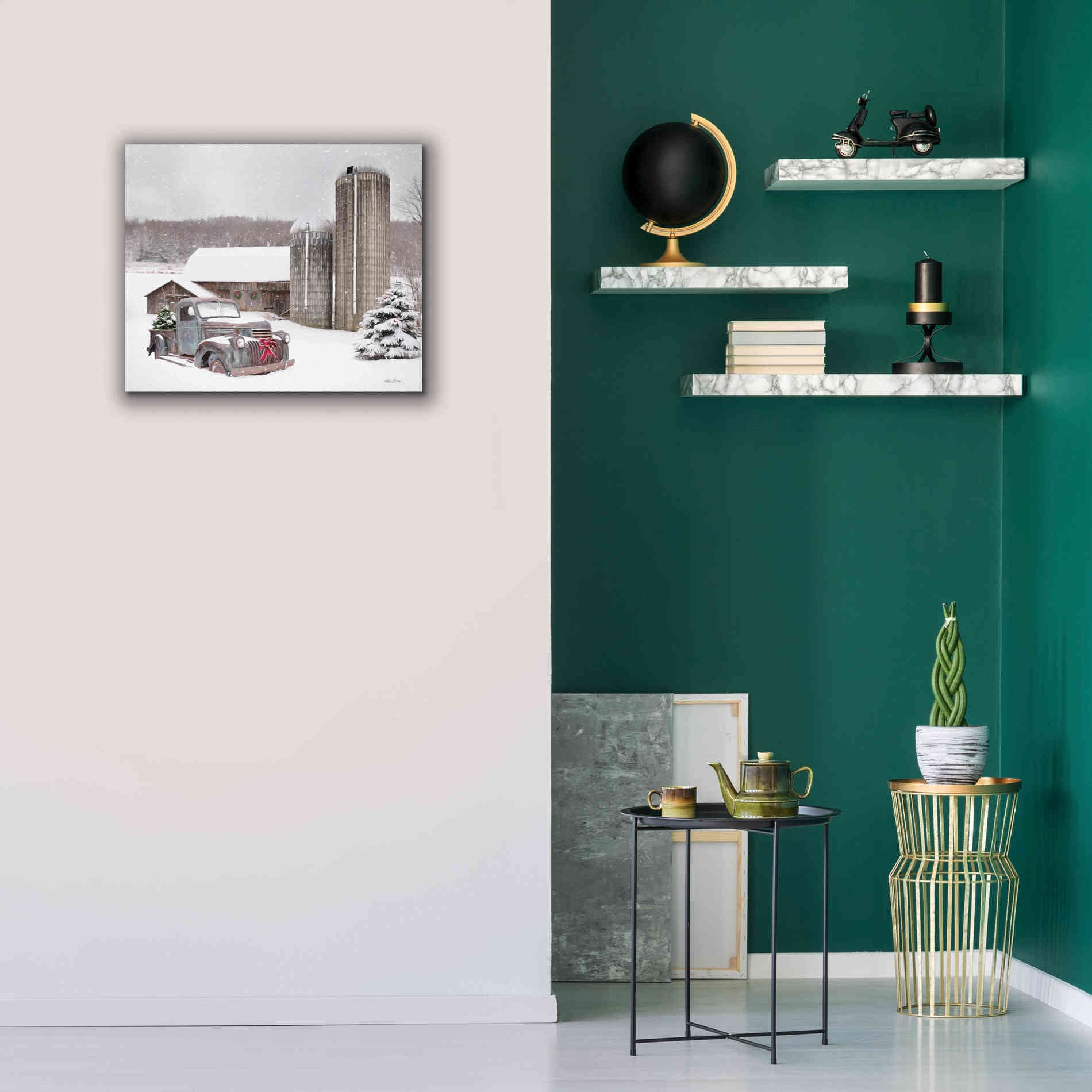 'North Country Christmas' by Lori Deiter, Canvas Wall Art,24 x 20