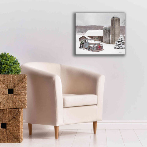 Image of 'North Country Christmas' by Lori Deiter, Canvas Wall Art,24 x 20