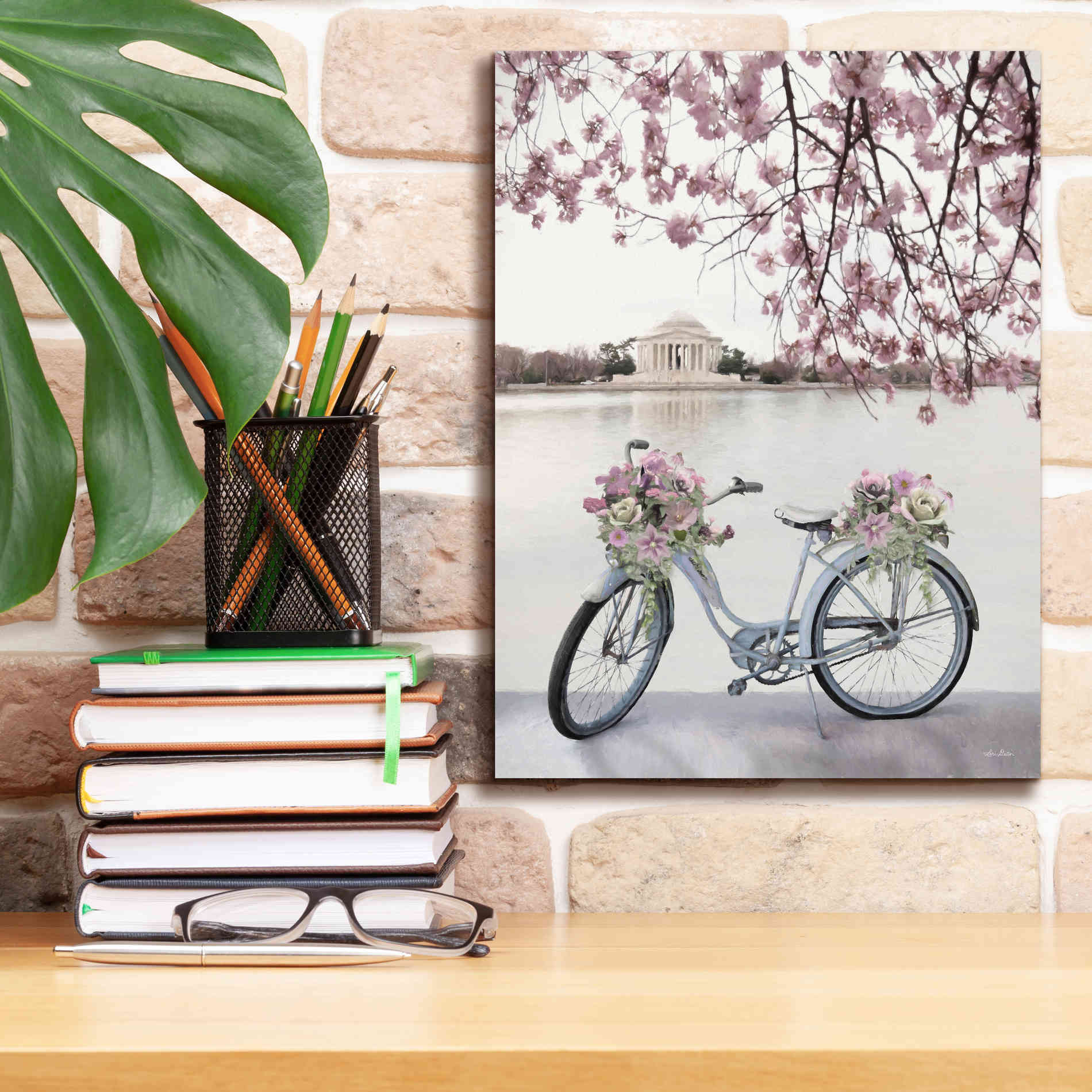 'Enjoy Beauty' by Lori Deiter, Canvas Wall Art,12 x 16