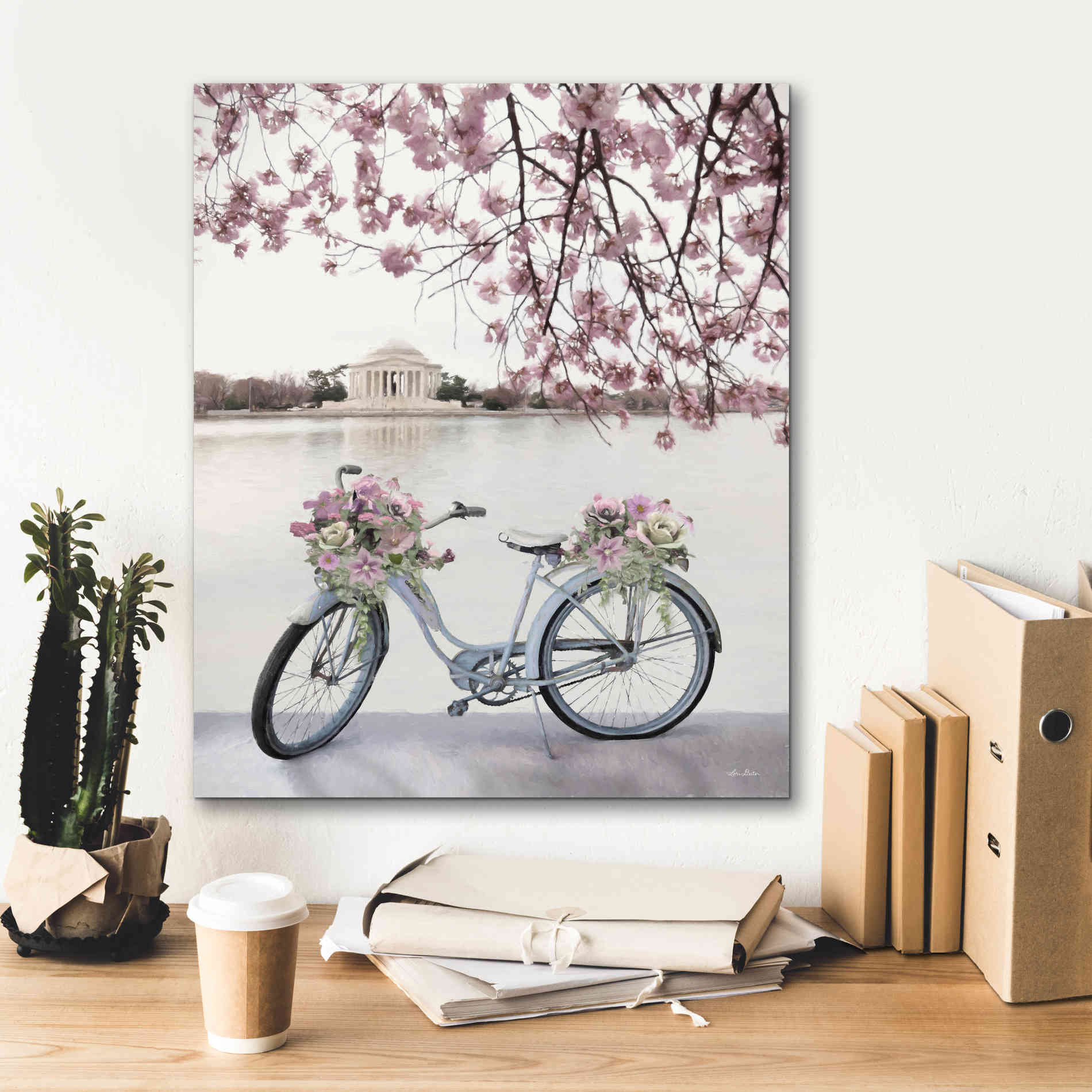 'Enjoy Beauty' by Lori Deiter, Canvas Wall Art,20 x 24