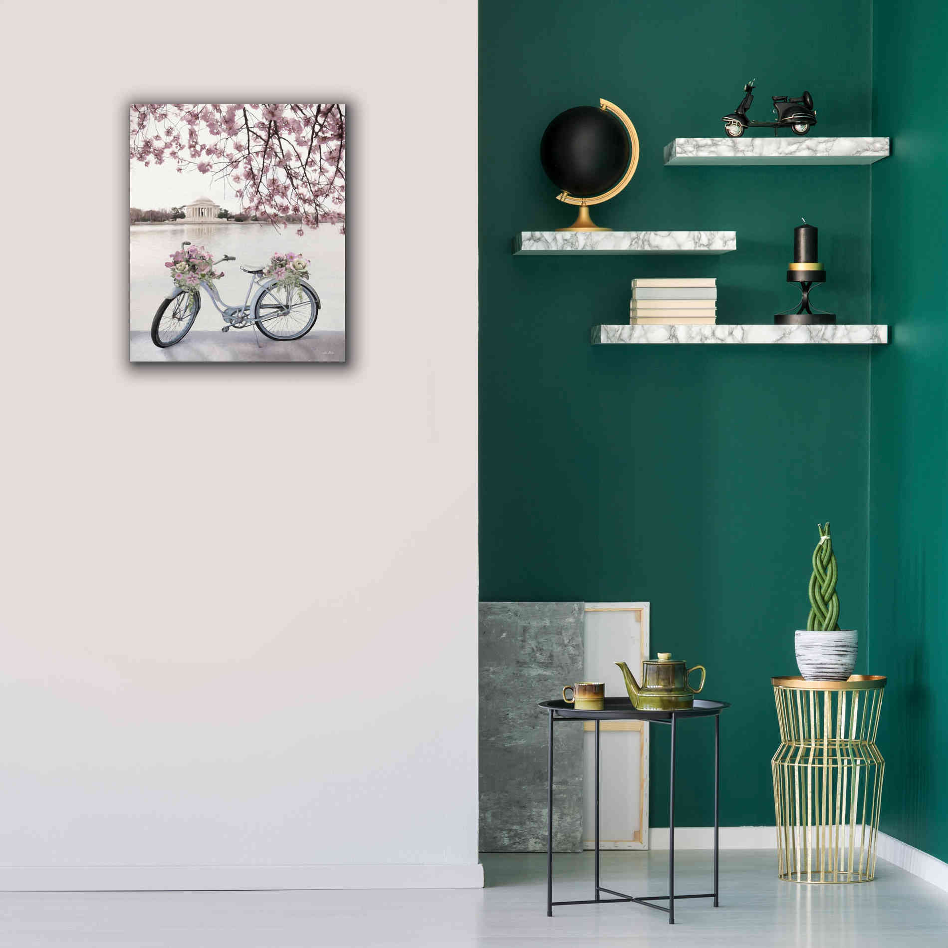 'Enjoy Beauty' by Lori Deiter, Canvas Wall Art,20 x 24