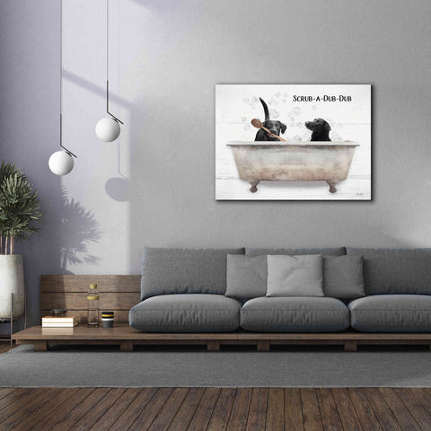 Image of 'Scrub-a-Dub-Dub' by Lori Deiter, Canvas Wall Art,54 x 40