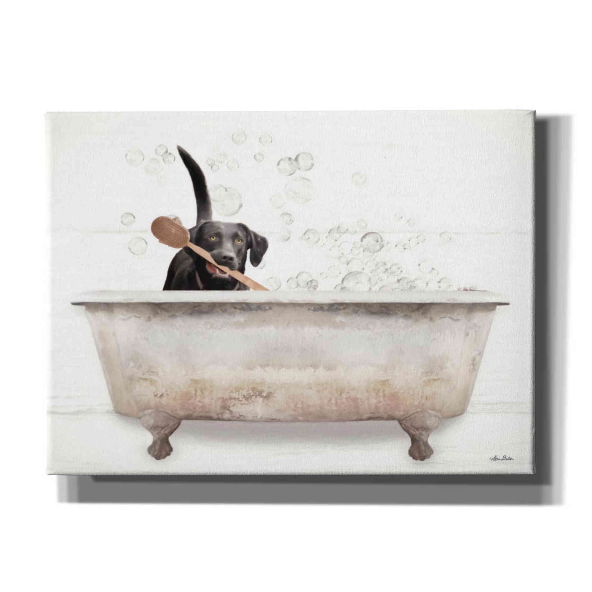 'Scrubbing Bubbles' by Lori Deiter, Canvas Wall Art