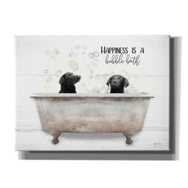 'Happiness is a Bubble Bath' by Lori Deiter, Canvas Wall Art