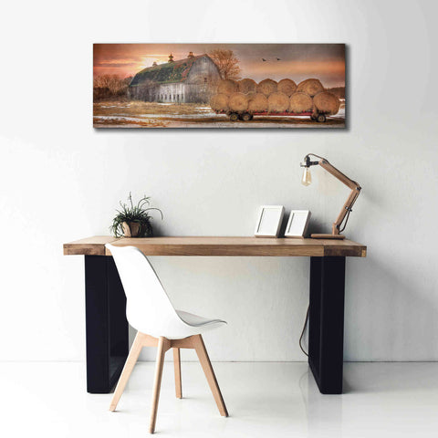 Image of 'Sunset on the Far' by Lori Deiter, Canvas Wall Art,60 x 20