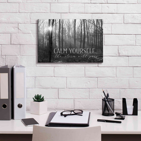 Image of 'Calm Yourself' by Lori Deiter, Canvas Wall Art,18 x 12