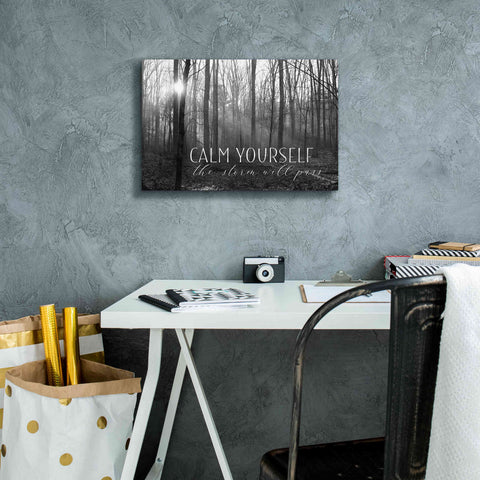 Image of 'Calm Yourself' by Lori Deiter, Canvas Wall Art,18 x 12