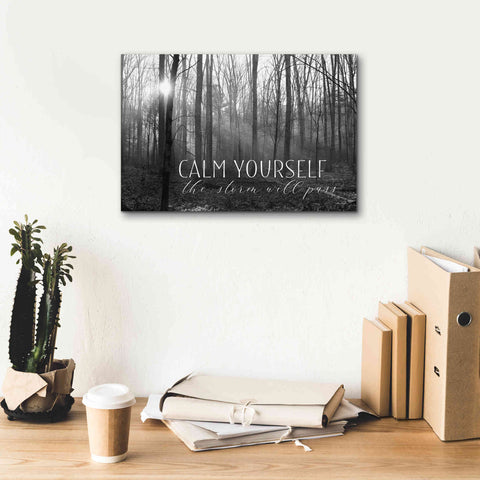 Image of 'Calm Yourself' by Lori Deiter, Canvas Wall Art,18 x 12