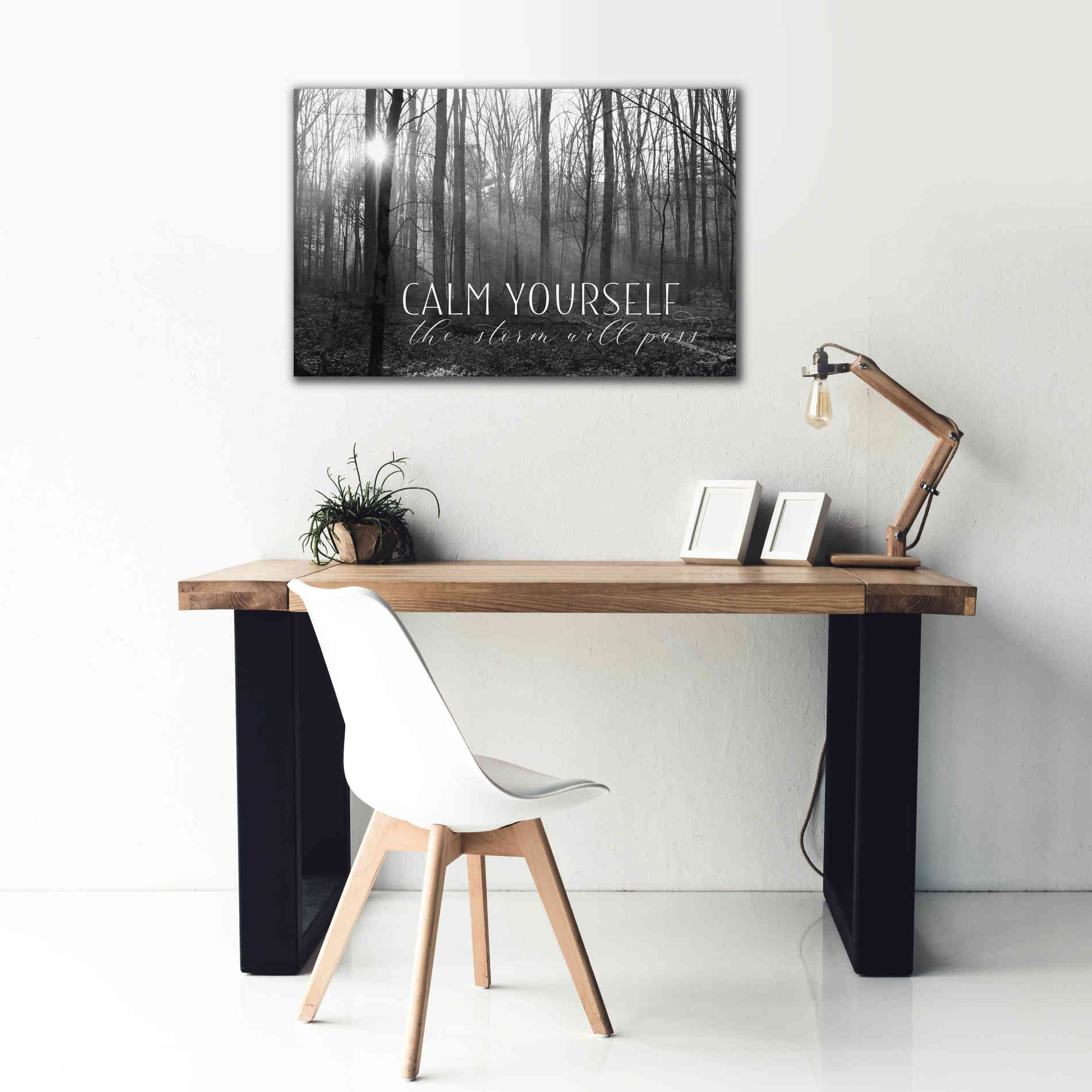 'Calm Yourself' by Lori Deiter, Canvas Wall Art,40 x 26