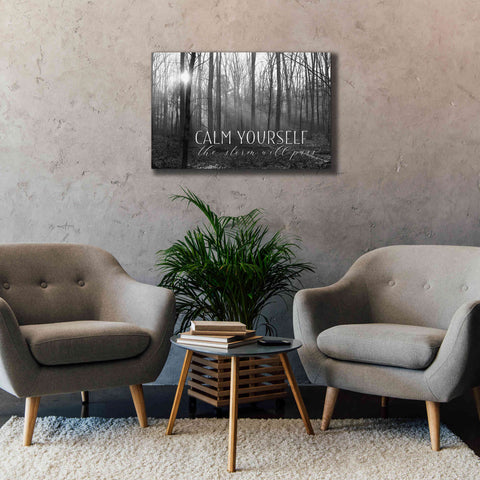 Image of 'Calm Yourself' by Lori Deiter, Canvas Wall Art,40 x 26