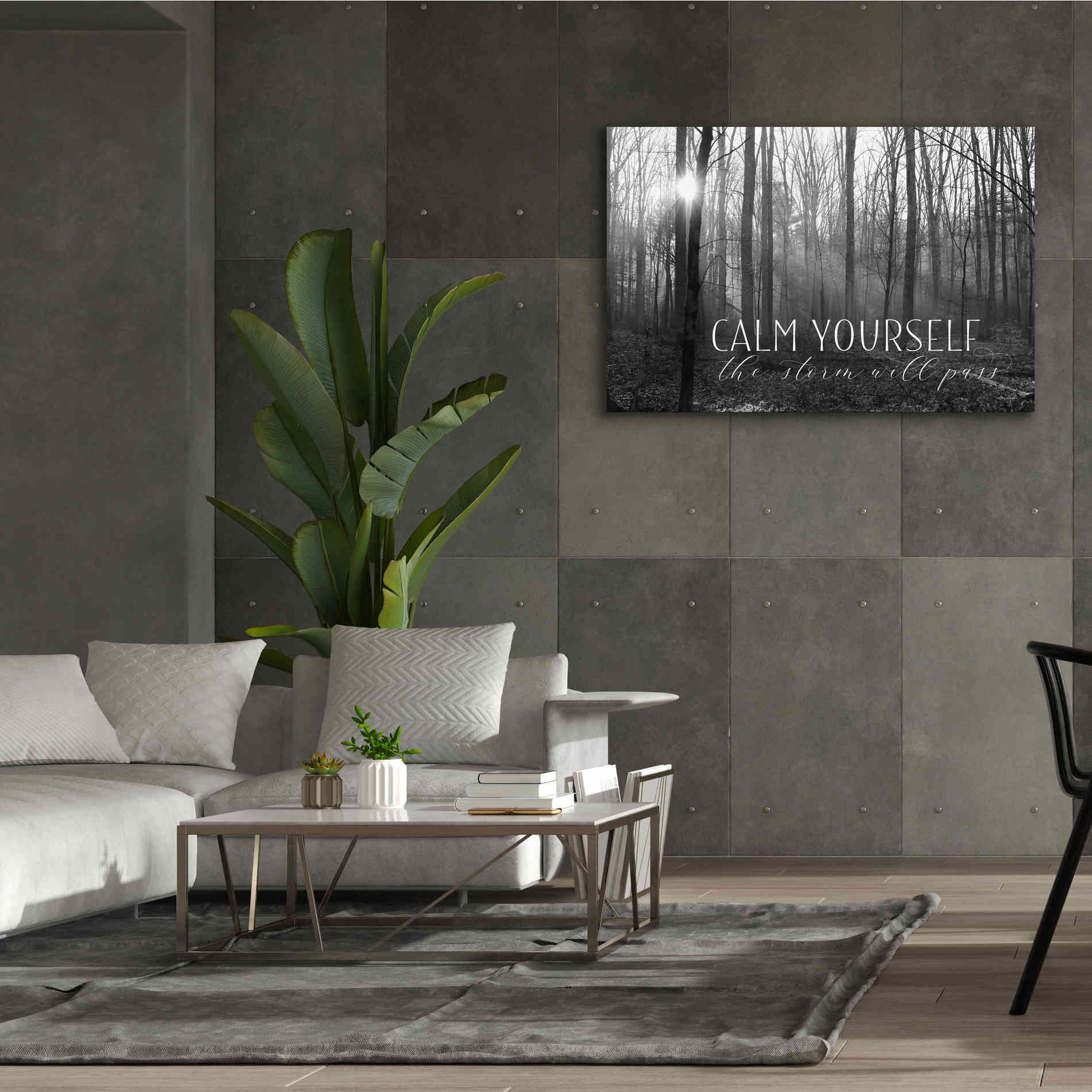 'Calm Yourself' by Lori Deiter, Canvas Wall Art,60 x 40