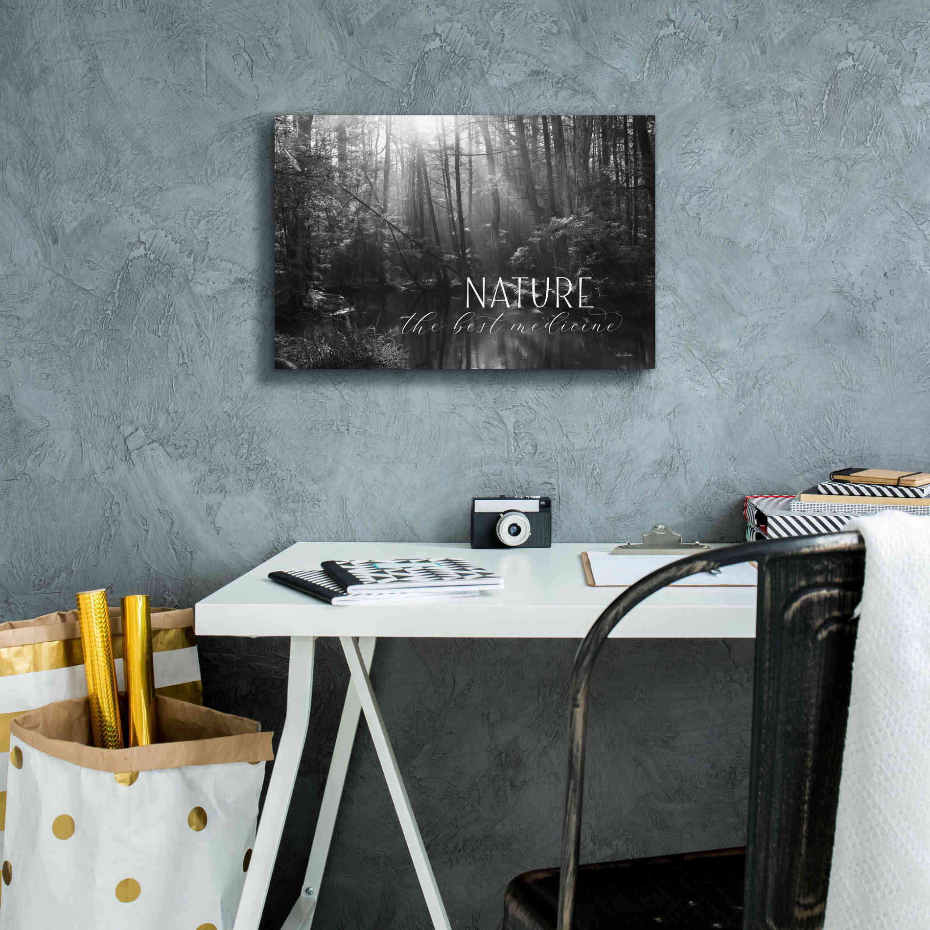 'Nature - The Best Medicine' by Lori Deiter, Canvas Wall Art,18 x 12