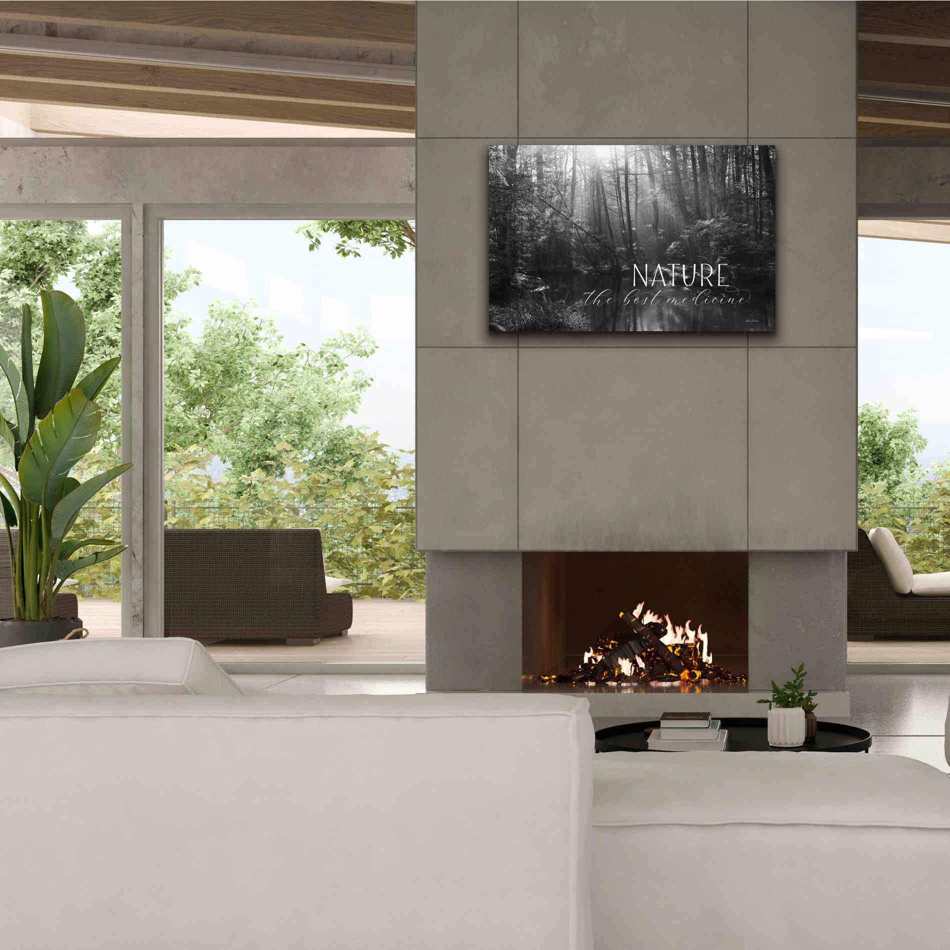 'Nature - The Best Medicine' by Lori Deiter, Canvas Wall Art,40 x 26