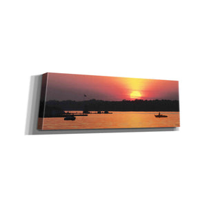 'River Sunset' by Lori Deiter, Canvas Wall Art