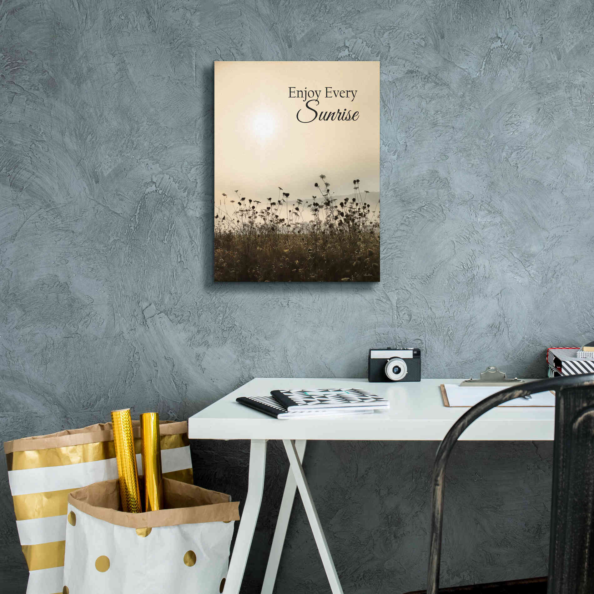 'Enjoy the Sunrise' by Lori Deiter, Canvas Wall Art,12 x 16