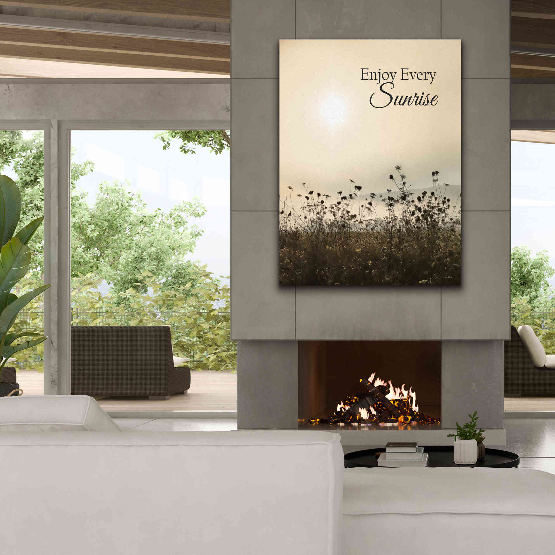 'Enjoy the Sunrise' by Lori Deiter, Canvas Wall Art,40 x 54