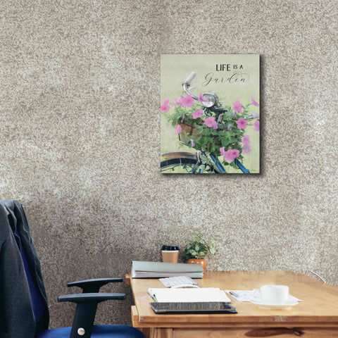 Image of 'Life is a Garden' by Lori Deiter, Canvas Wall Art,20 x 24