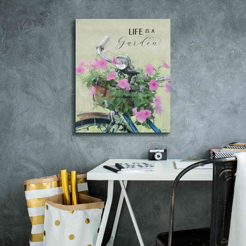 Image of 'Life is a Garden' by Lori Deiter, Canvas Wall Art,20 x 24
