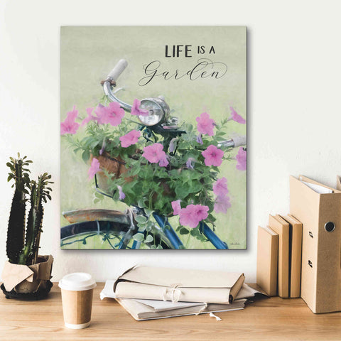 Image of 'Life is a Garden' by Lori Deiter, Canvas Wall Art,20 x 24