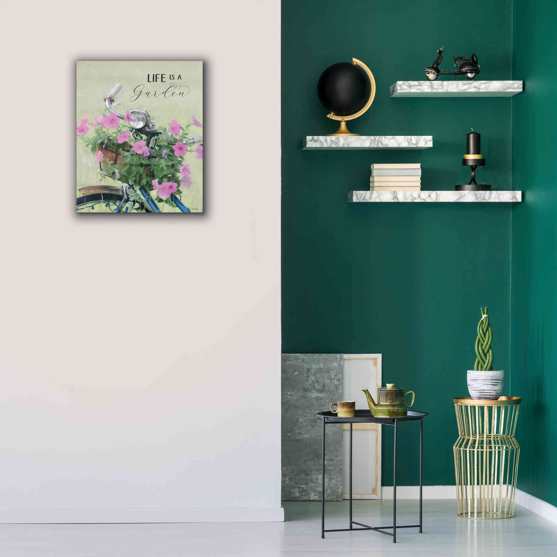 'Life is a Garden' by Lori Deiter, Canvas Wall Art,20 x 24