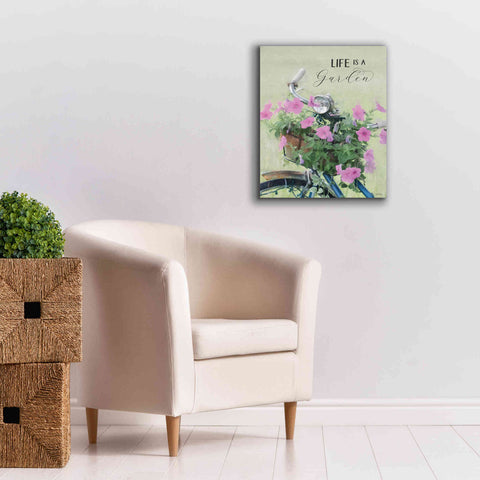 Image of 'Life is a Garden' by Lori Deiter, Canvas Wall Art,20 x 24