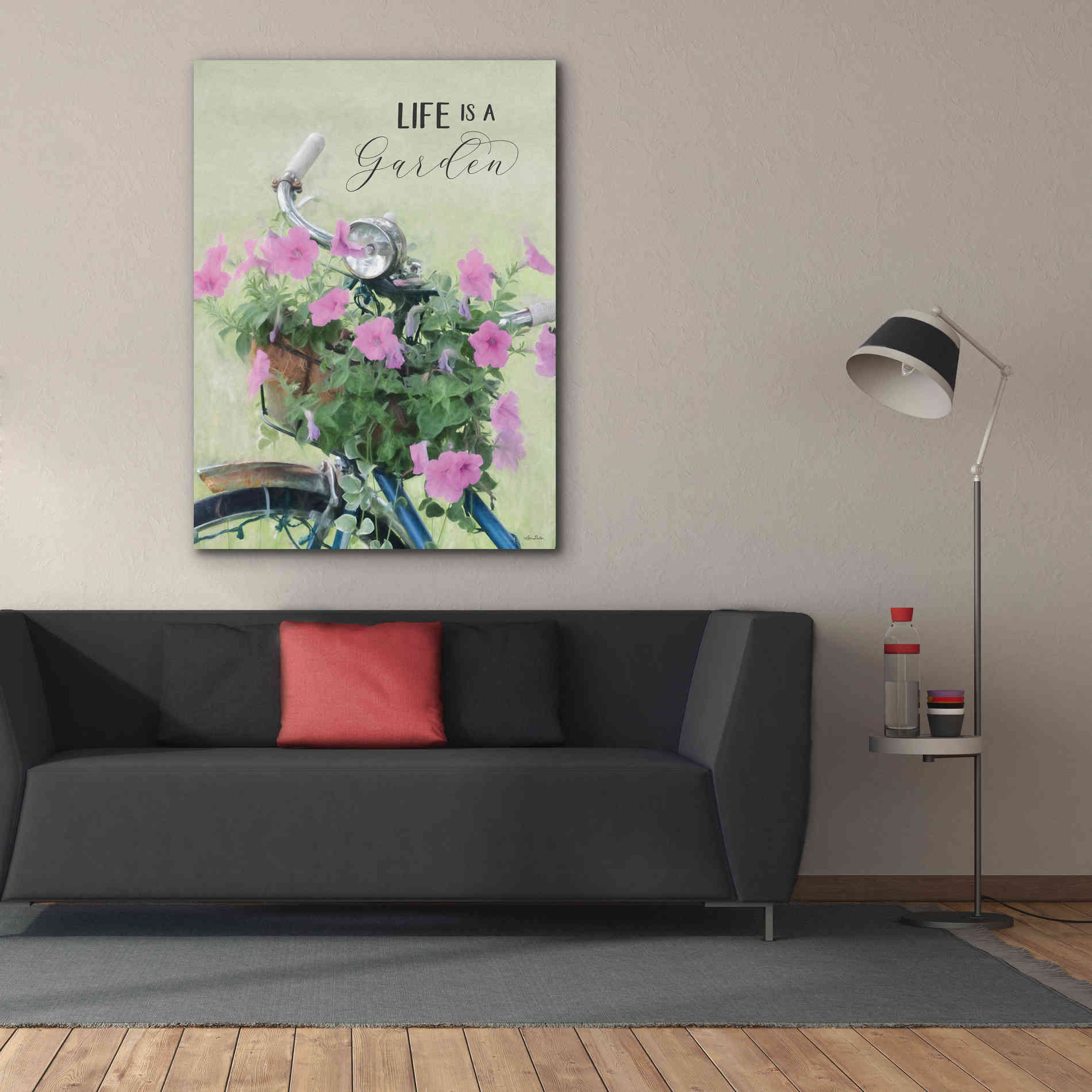 'Life is a Garden' by Lori Deiter, Canvas Wall Art,40 x 54