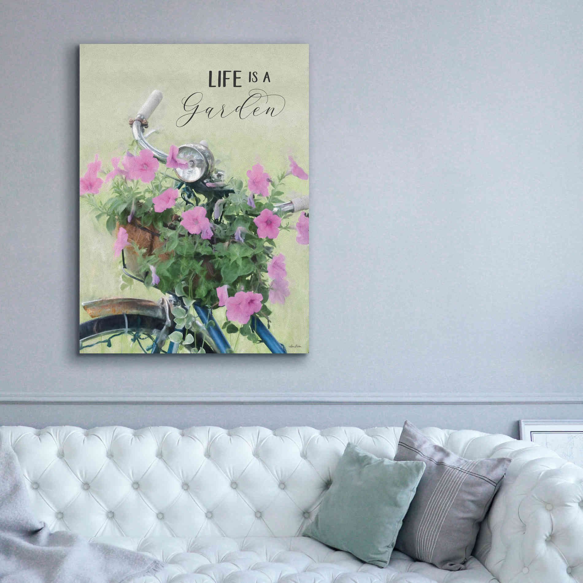 'Life is a Garden' by Lori Deiter, Canvas Wall Art,40 x 54