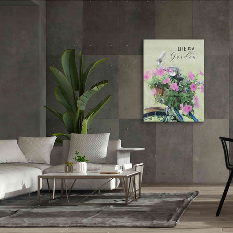 Image of 'Life is a Garden' by Lori Deiter, Canvas Wall Art,40 x 54