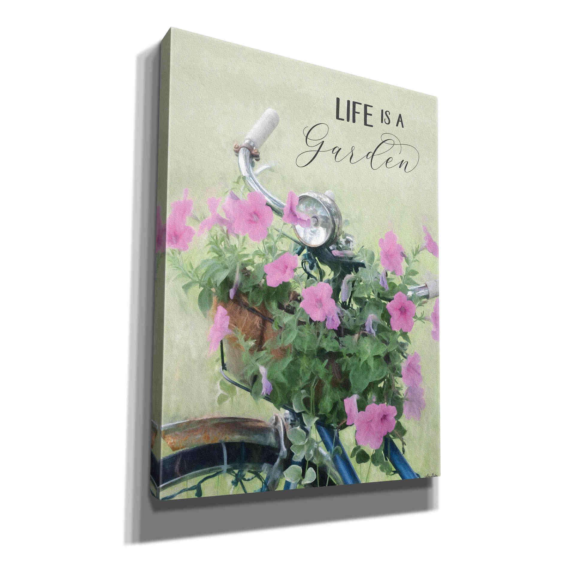 'Life is a Garden' by Lori Deiter, Canvas Wall Art
