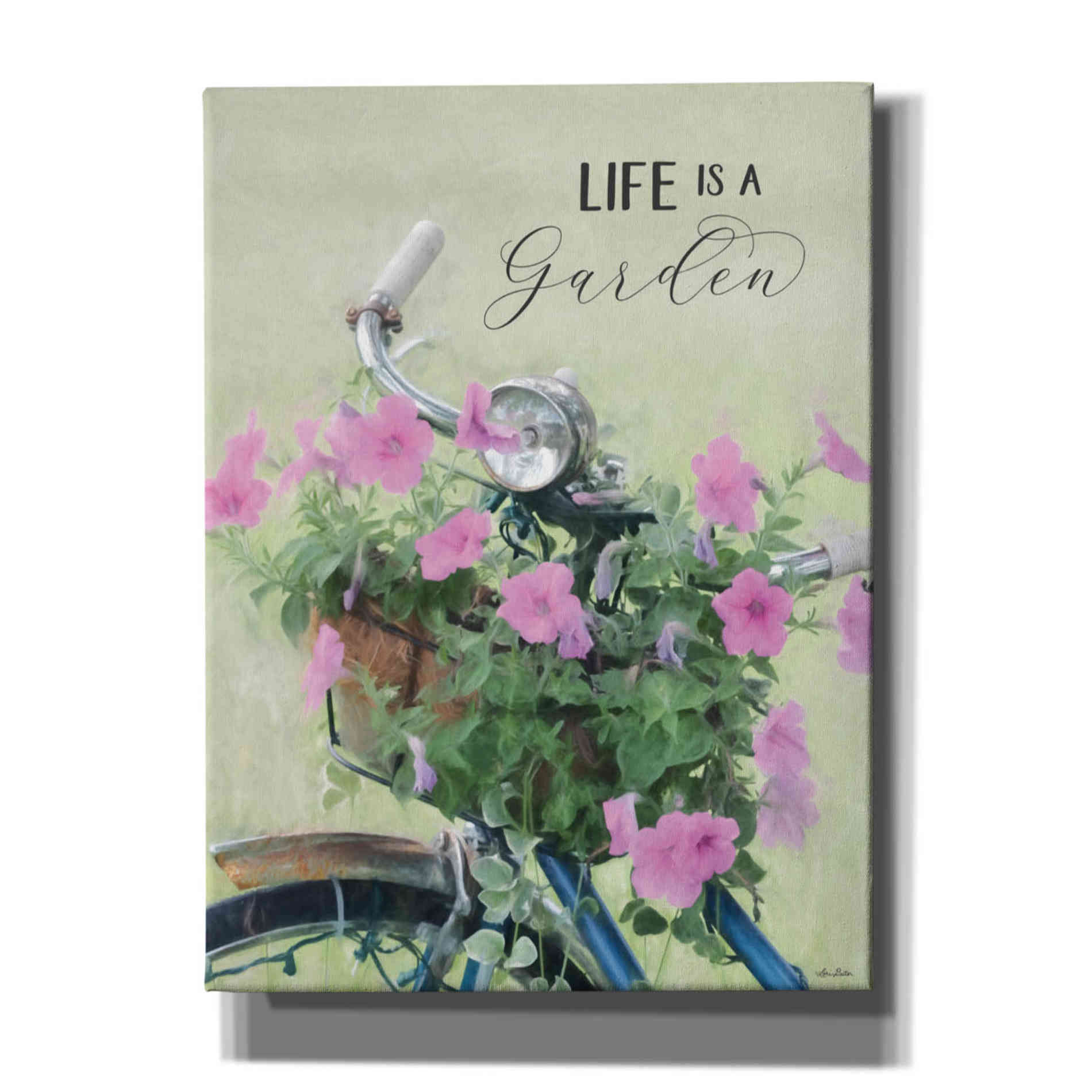 'Life is a Garden' by Lori Deiter, Canvas Wall Art